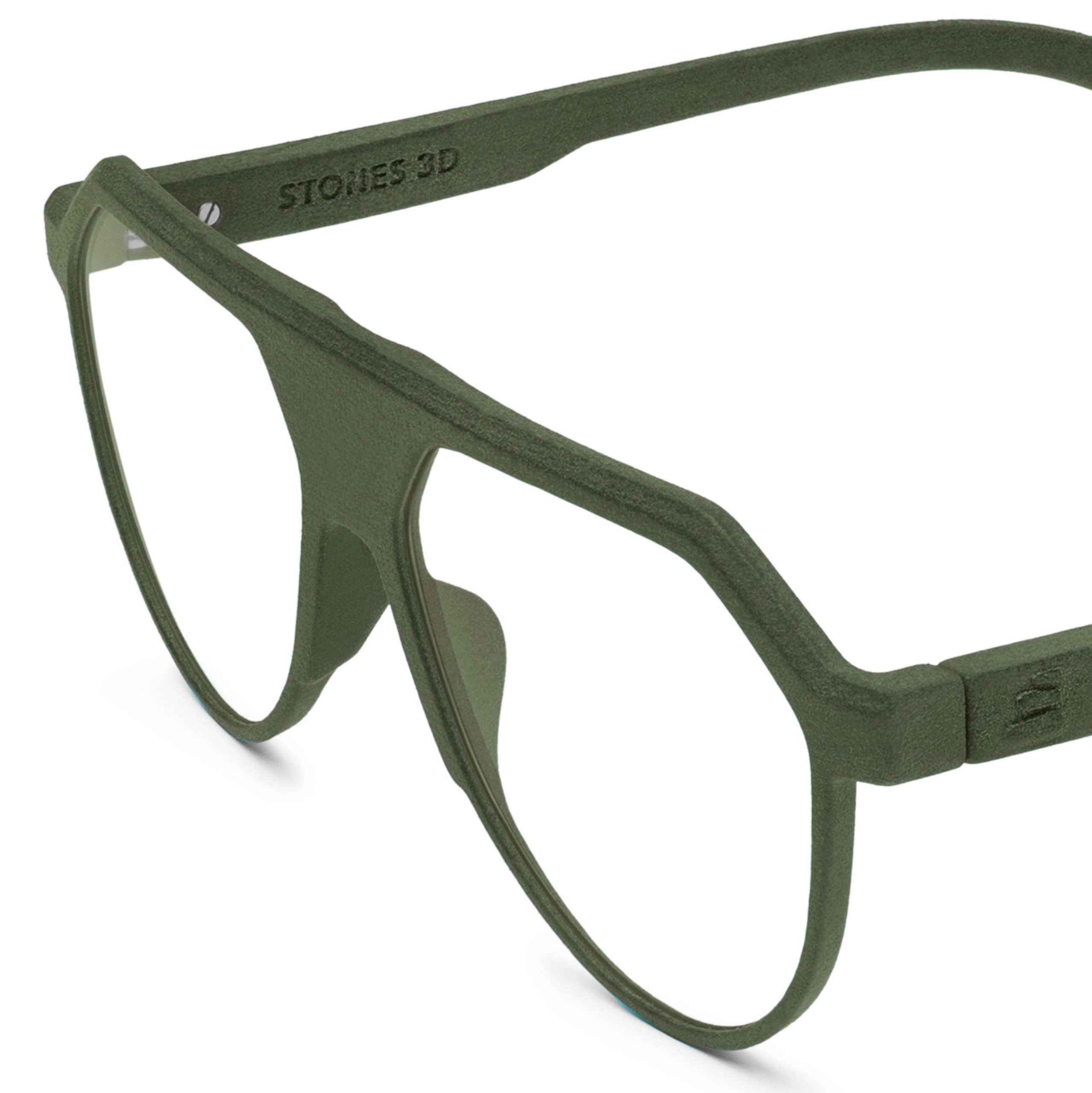 STONES 3D EQUATOR 56 OLIVE FRAME - Gallery Image