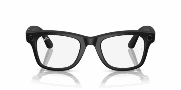 RW 4006 META WAYFARER MATTE BLACK Clear to Graphite Green Transitions®