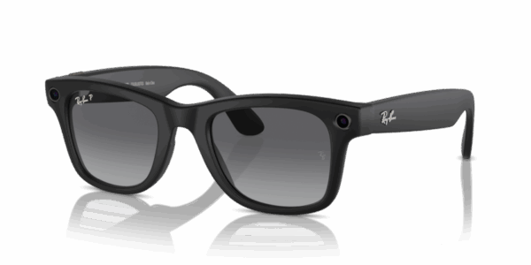 RW 4006 META WAYFARER MATTE black sunglass - Gallery Image