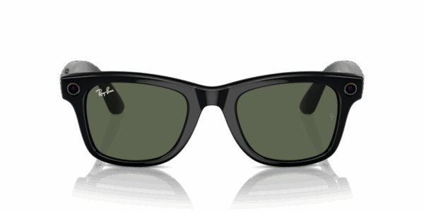 RW 4006 META WAYFARER MATTE BLACK Clear to Graphite Green Transitions® - Gallery Image