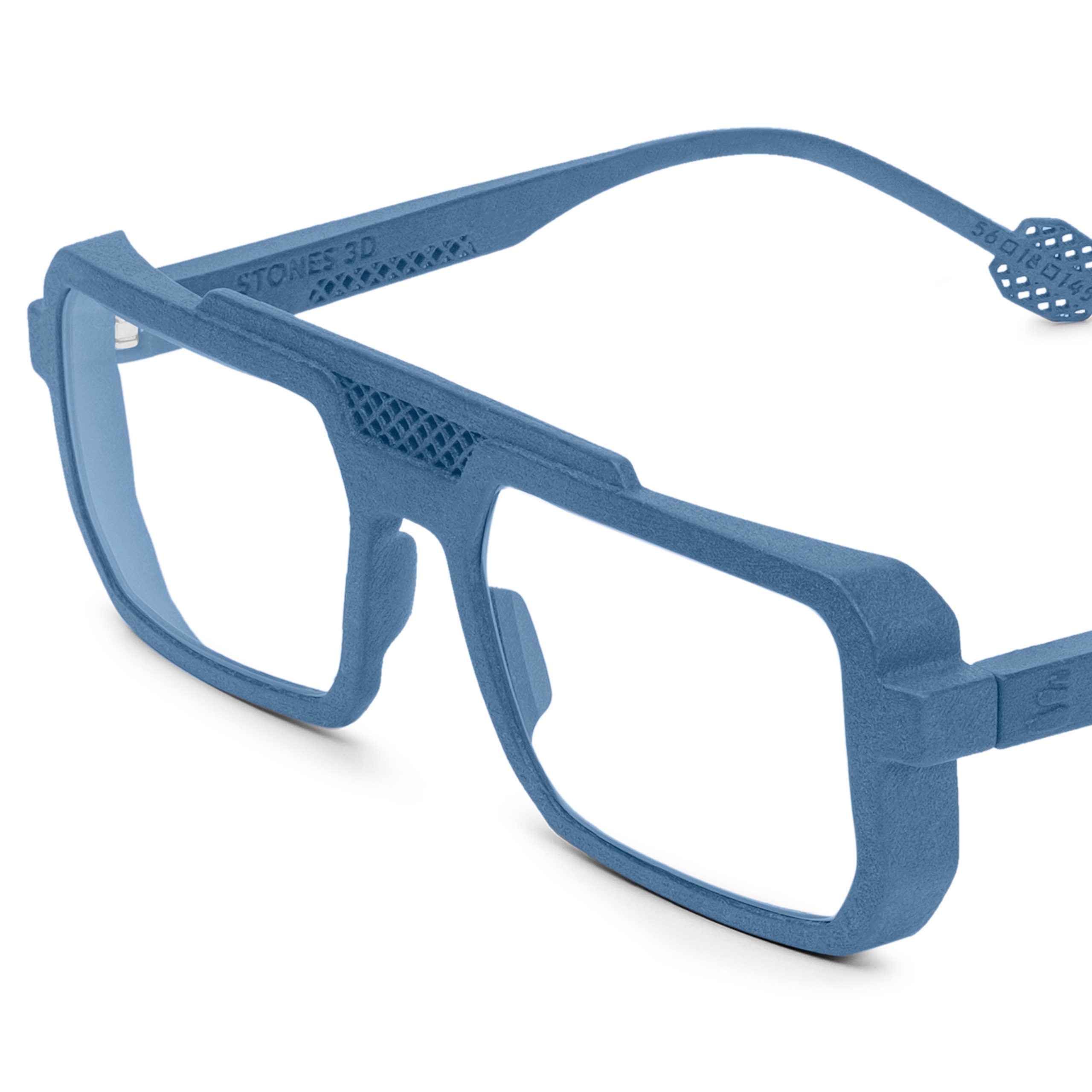 STONES 3D RADIO 56 AZURE BLUE FRAME - Gallery Image