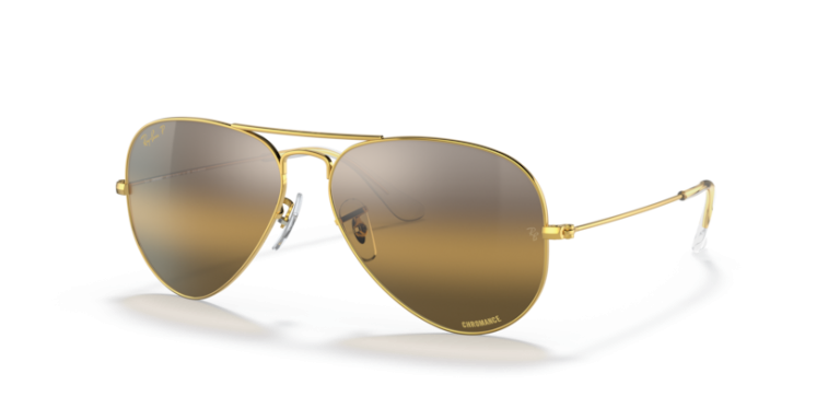 RAY BAN RB 3025 9196/G5 CHROMANCE SUNGLASS - Gallery Image
