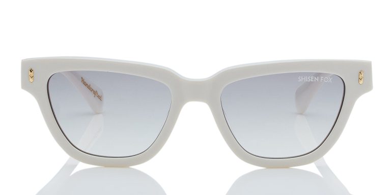 SHISEN FOX HIMIKO WARM WHITE SUNGLASS