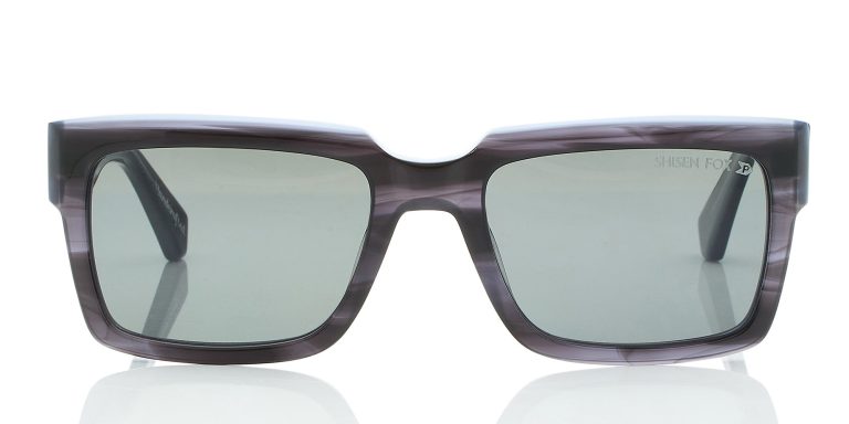 SHISEN FOX KOKORO CRYSTAL / GREY SUNGLASS
