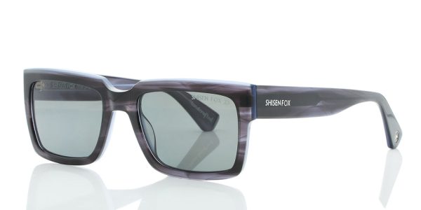 SHISEN FOX KOKORO CRYSTAL / GREY SUNGLASS - Gallery Image