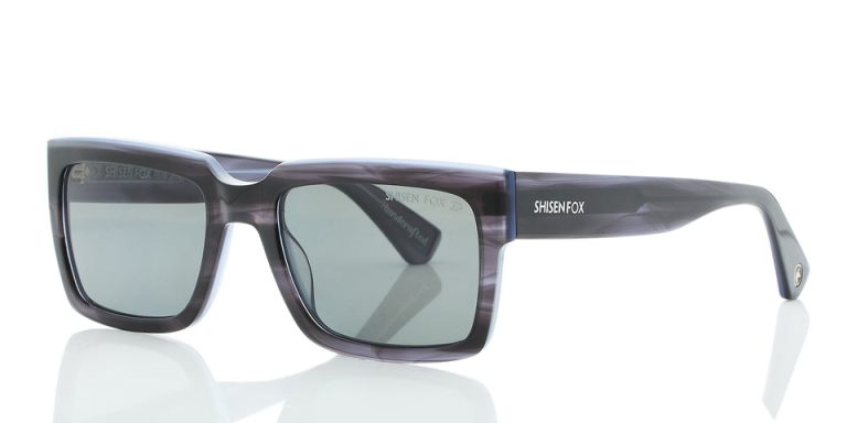 SHISEN FOX KOKORO CRYSTAL / GREY SUNGLASS - Gallery Image