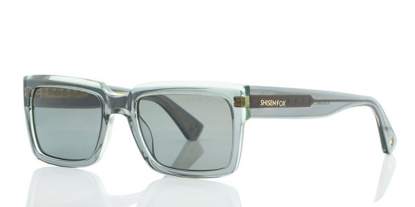 SHISEN FOX KOKORO CRYSTAL / OLIVE SUNGLASS - Gallery Image