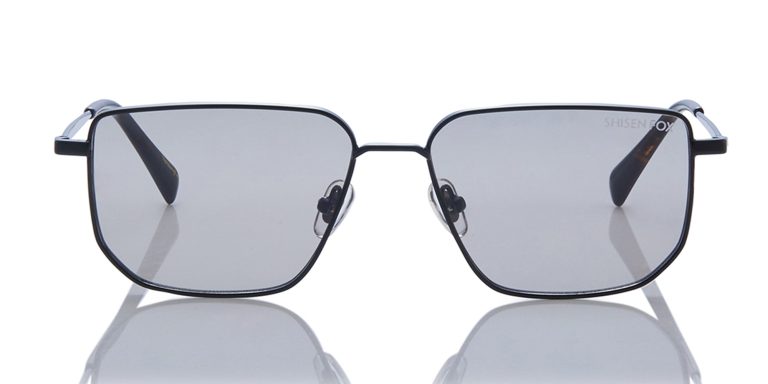 SHISEN FOX SHIKAKU BLACK SUNGLASS