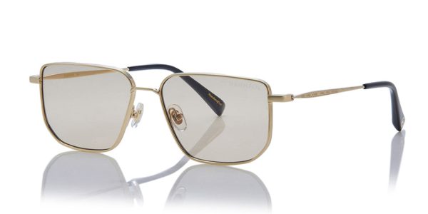 SHISEN FOX SHIKAKU DARK GOLD SUNGLASS - Gallery Image