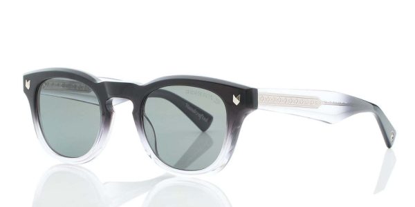 SHISEN FOX TOTORO BLACK CRYSTAL/ GRADIENT SUNGLASS - Gallery Image