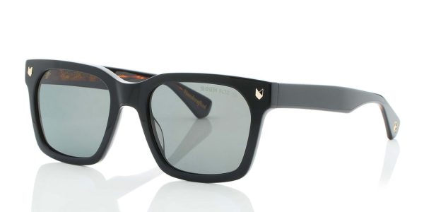 SHISEN FOX UKIYO BLACK / HAVANA SUNGLASS - Gallery Image