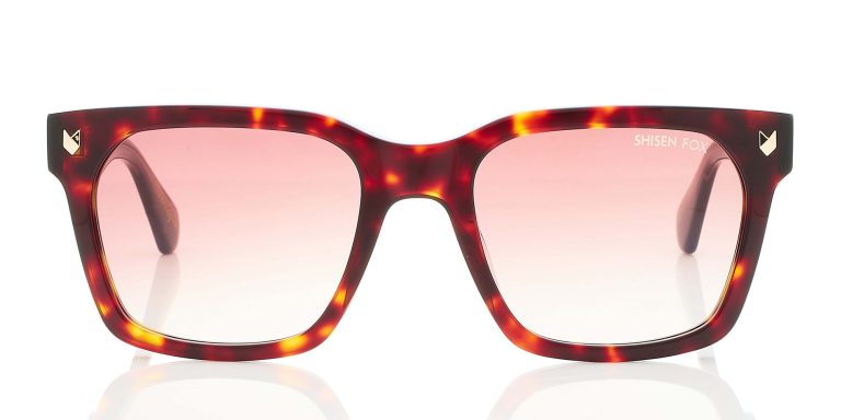 SHISEN FOX UKIYO HAVANA / CRYSTAL BROWN SUNGLASS