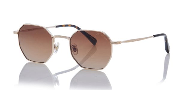 SHISEN FOX OKITA LIGHT GOLD SUNGLASS - Gallery Image