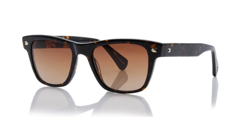 SHISEN FOX SHINZO DARK HAVANA SUNGLASS - Gallery Image