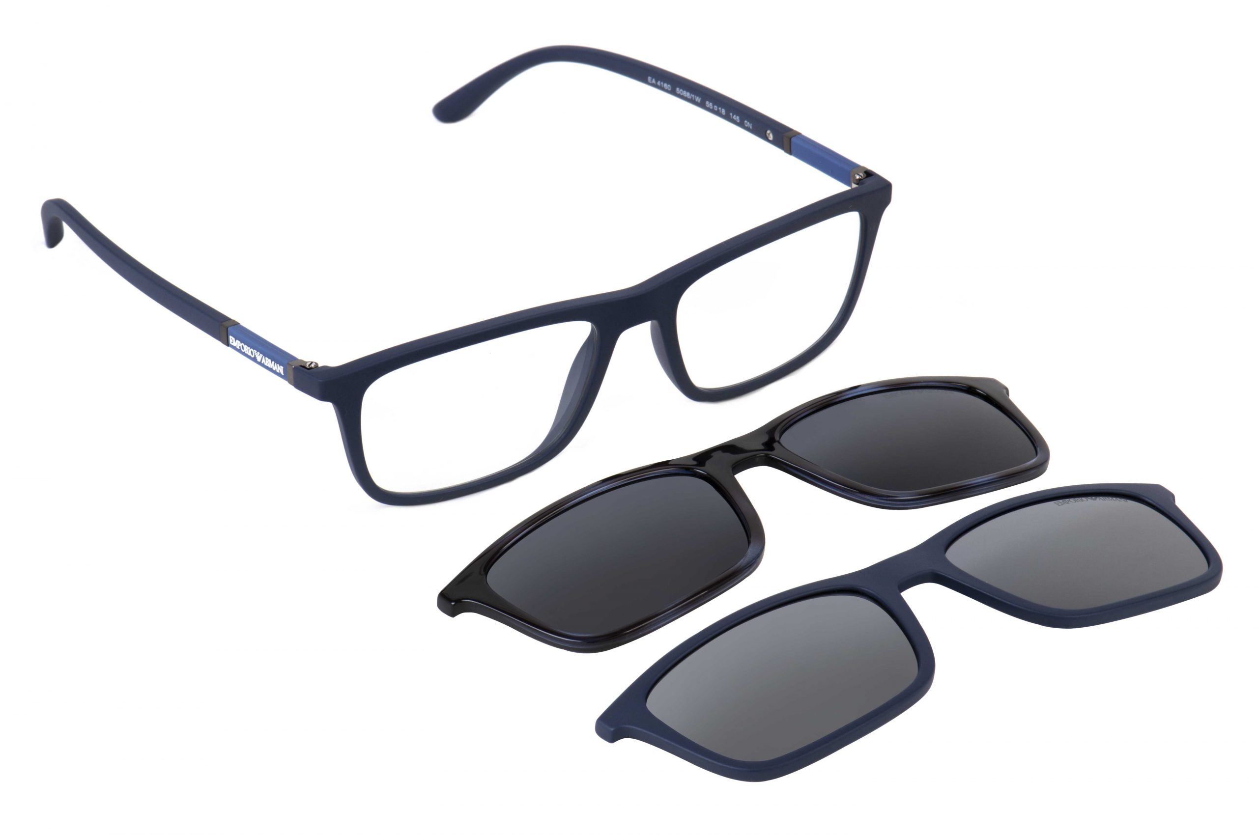 EMPORIO ARMANI EA 4160 50881W ATTACHMENT SUNGLASS