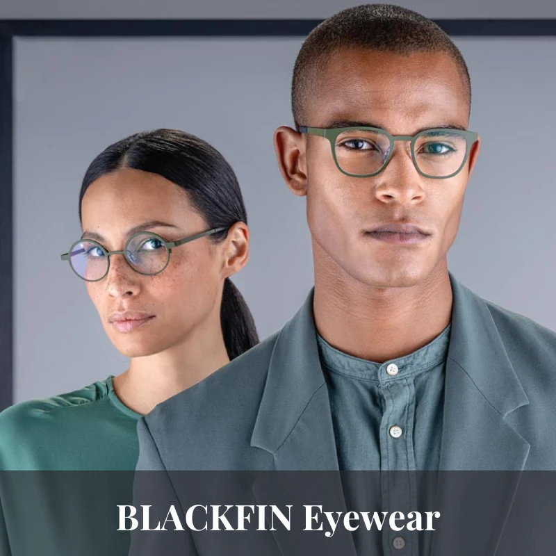 Blackfin is a premium eyewear brand that originated in Agordo, a small town in the Belluno province of the Italian Alps (the Dolomites) Deep Roots (1971): The foundation of the brand spans back to 1971, when Maria Pramaor founded her own eyewear manufacturing company in Agordo. Maria had previously mastered her craft as one of the very early employees at Luxottica. Japanese Raw Materials: The frames are constructed using raw, high-grade, or medical-grade Japanese titanium. Japan is globally renowned for producing the purest raw titanium sheets